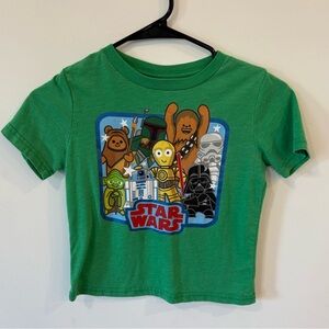 Star Wars Kids Graphic T-Shirt Size 5T Yoda Darth Vader R2-D2 Chewbacca